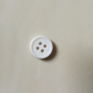 Plastic Button White